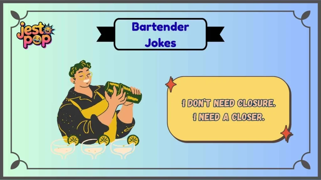 Bartender One Liners That Hit Hard