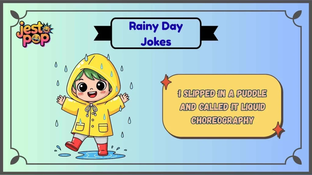 Clever Rain Jokes for Cloudy Mood Days