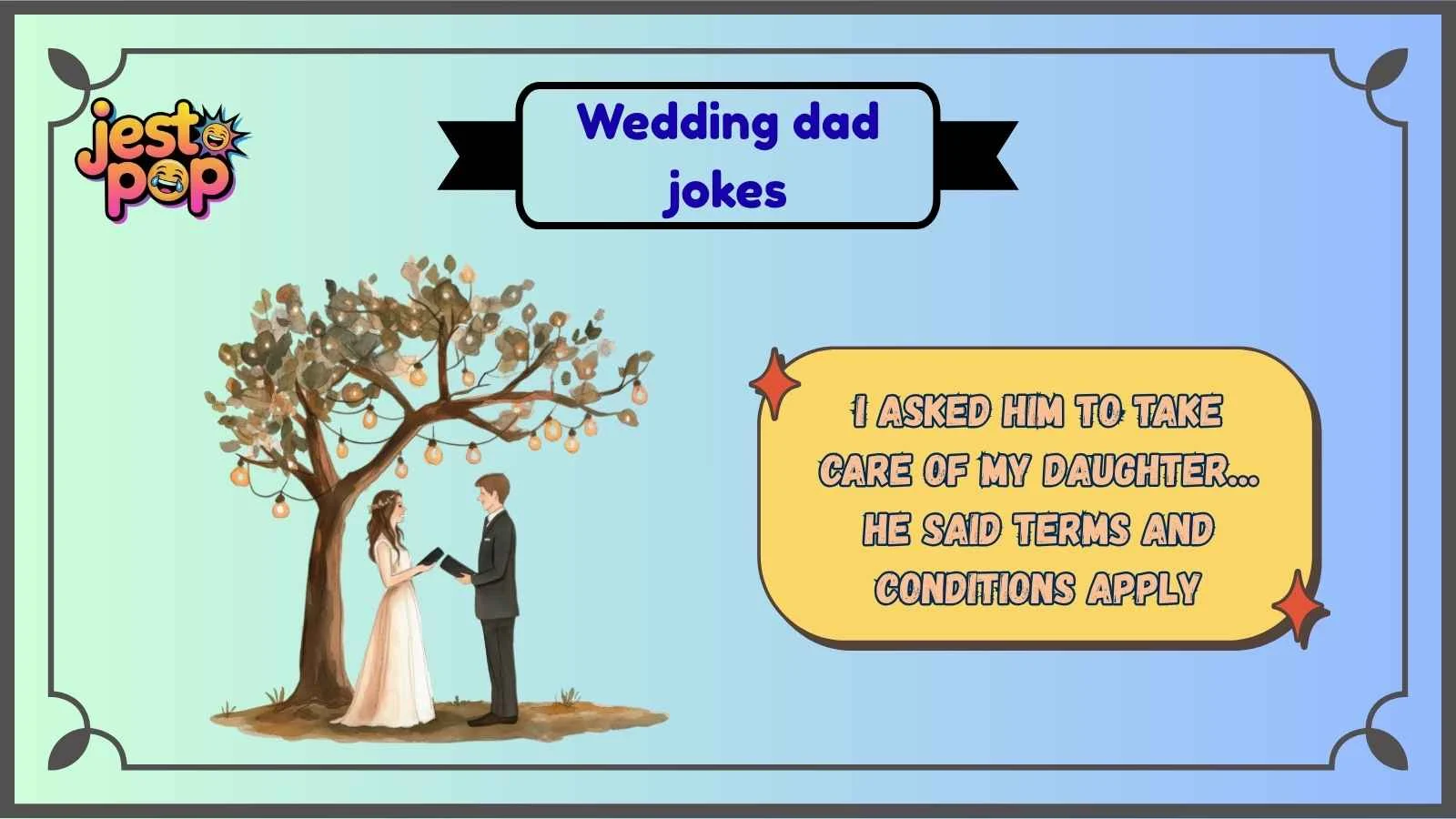 wedding dad jokes