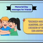 Memorial Day messages for friends